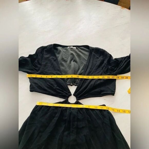 Anthropologie BTFL-Life Cutout Maxi Dress Black Size Medium $109 - Picture 7 of 12